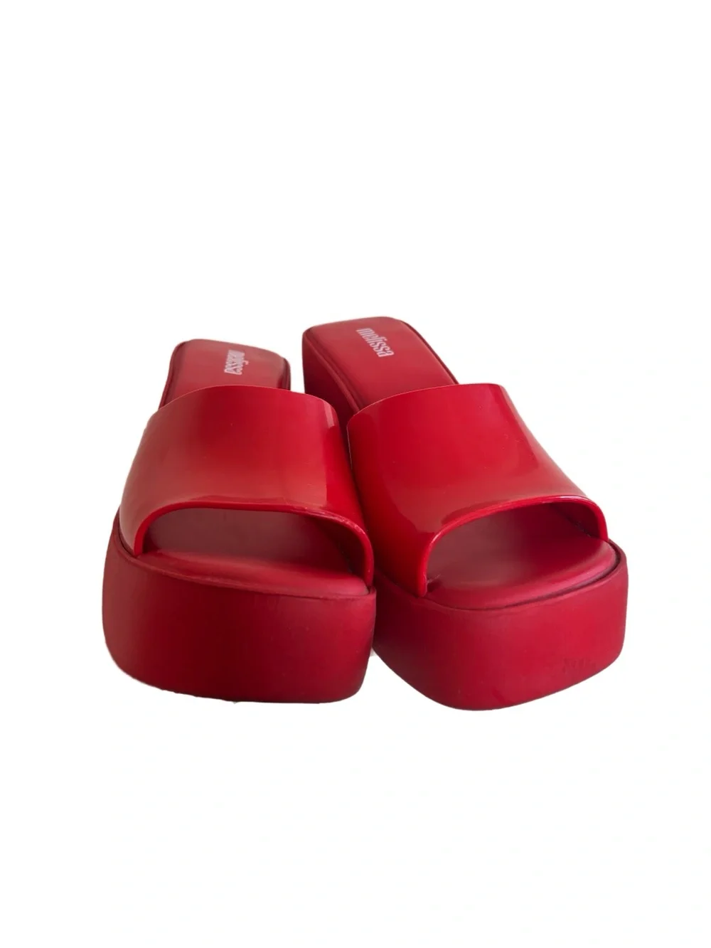 Melissa Posh Jelly Platform Slide Sandals